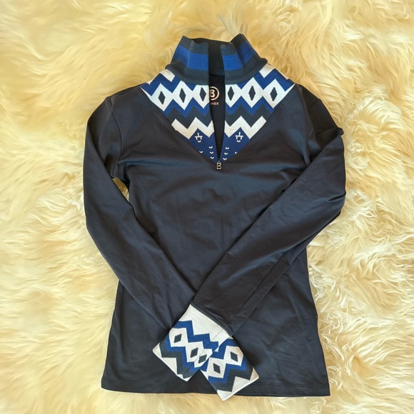 Bogner 1/4-Zip Mid-Layer ski jacket size 4 - Picture 5 of 8